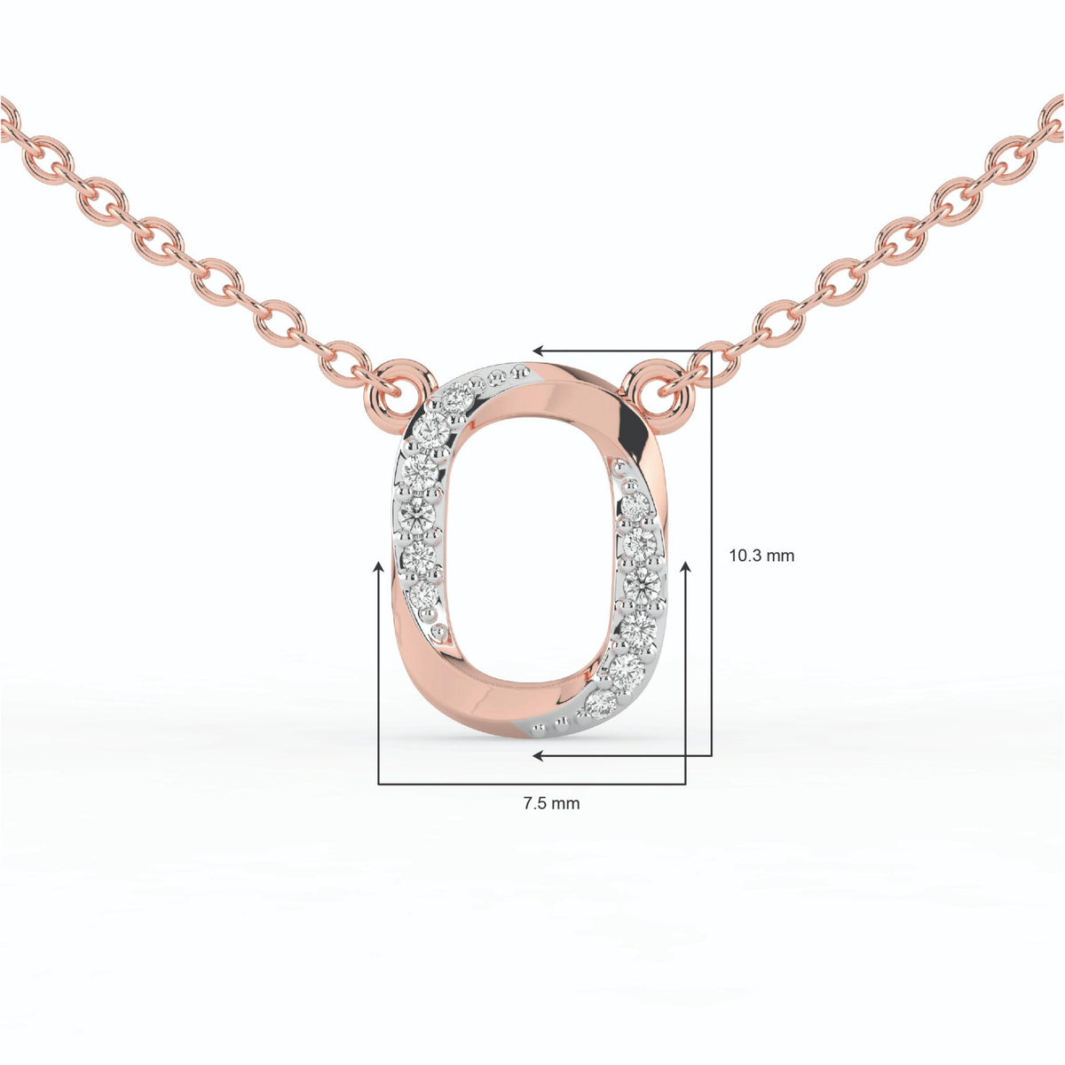Celeste Golden Infinity Loop Pendant