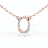 Celeste Golden Infinity Loop Pendant