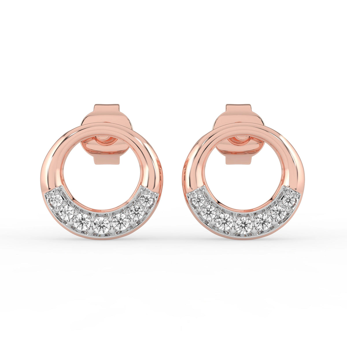 Celeste Halo Curve Spark Studs