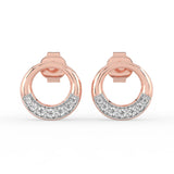 Celeste Halo Curve Spark Studs