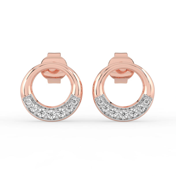 Celeste Halo Curve Spark Studs