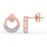 Celeste Halo Curve Spark Studs
