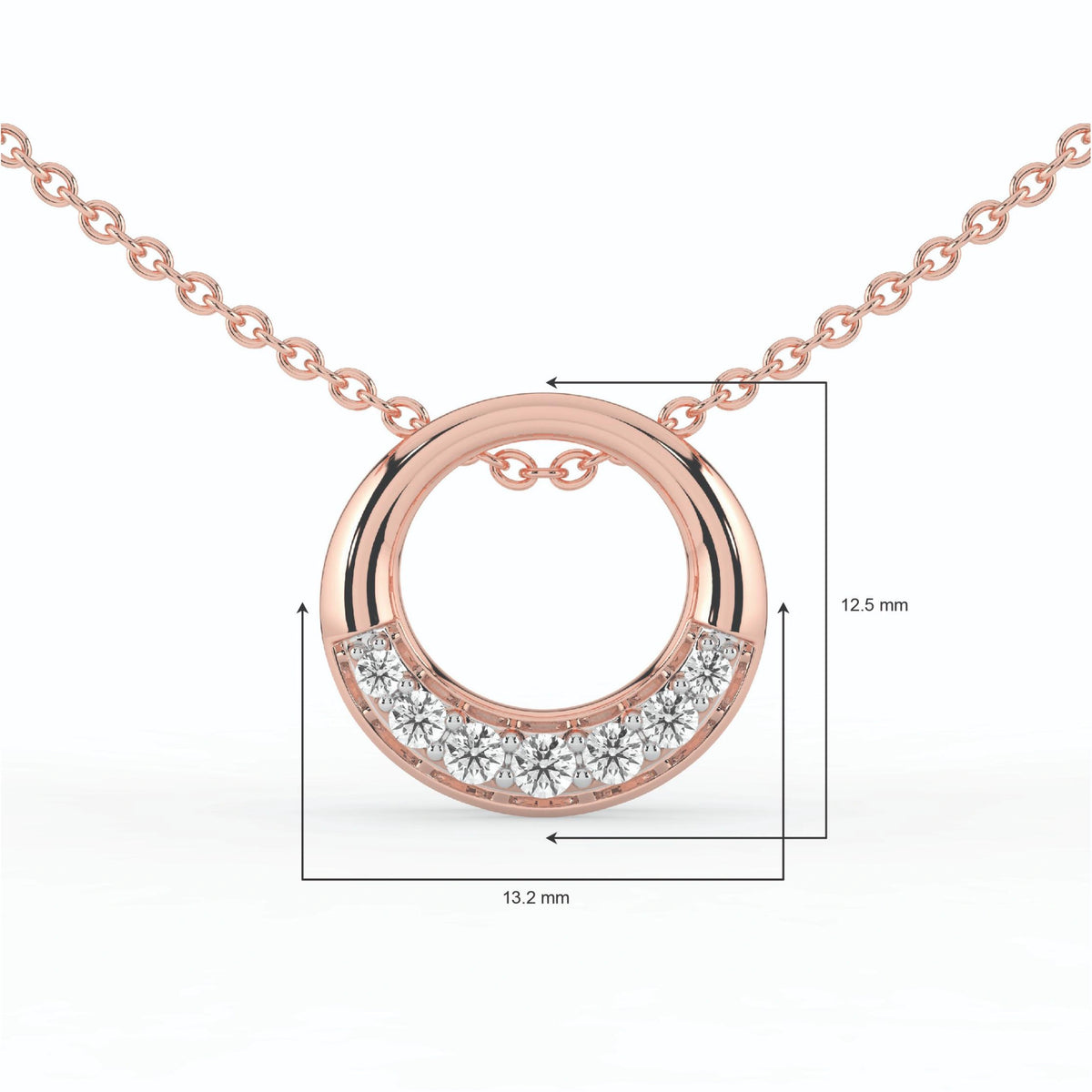 Celeste Radiant Ringlet Pendant