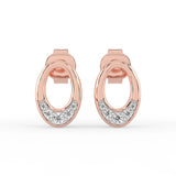 Celeste Radiant Oval Spark Studs