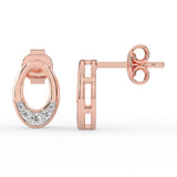 Celeste Radiant Oval Spark Studs