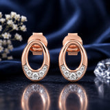 Celeste Radiant Oval Spark Studs