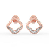 Celeste Floral Halo Spark Studs