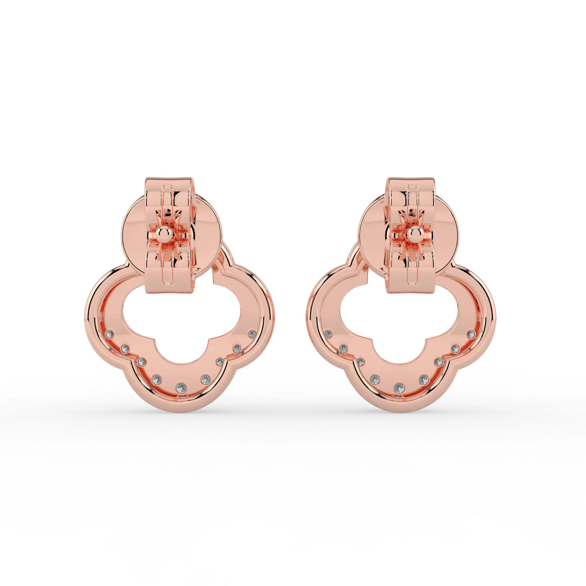 Celeste Floral Halo Spark Studs
