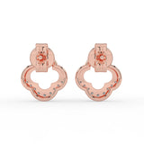 Celeste Floral Halo Spark Studs