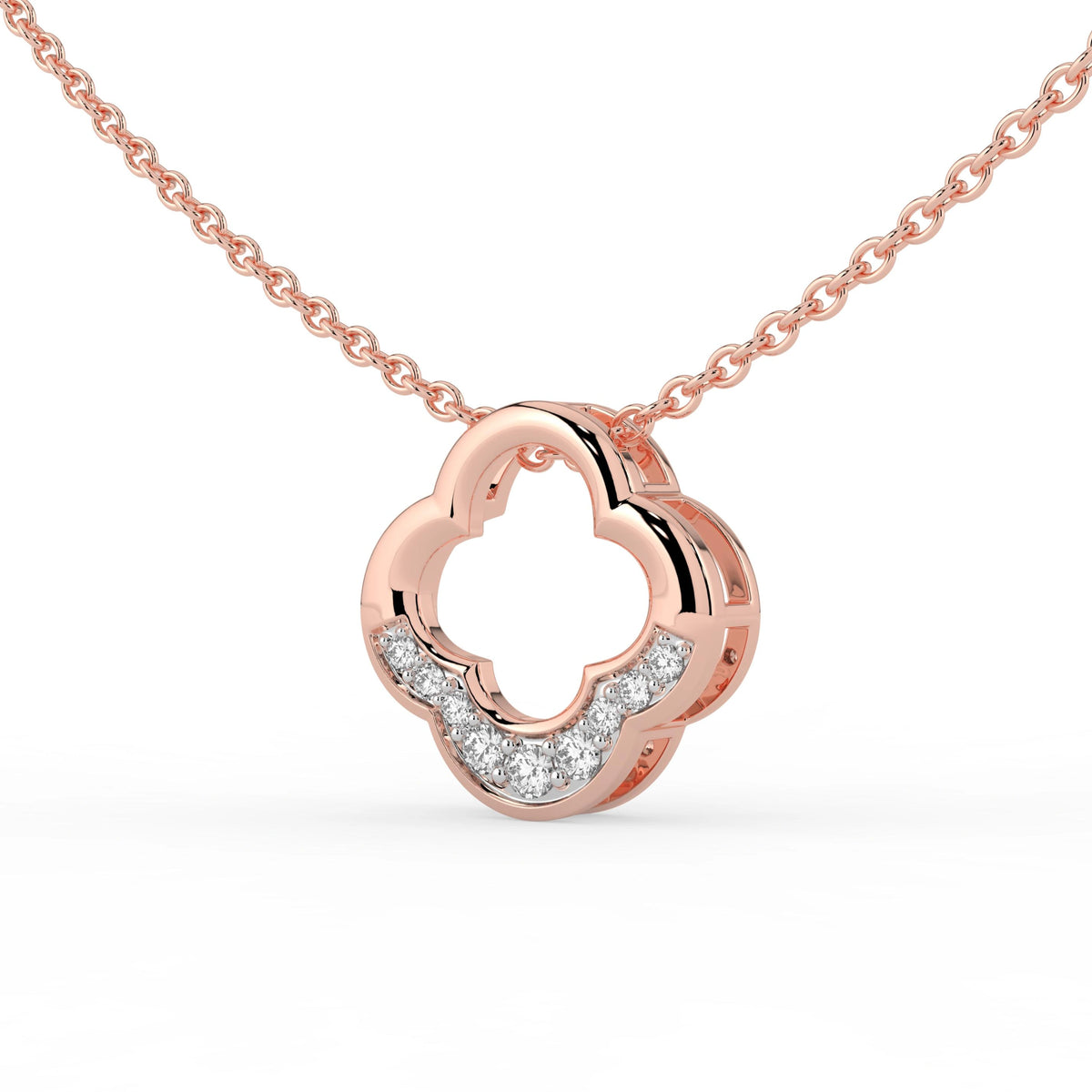 Celeste Clover Glow Slider Pendant