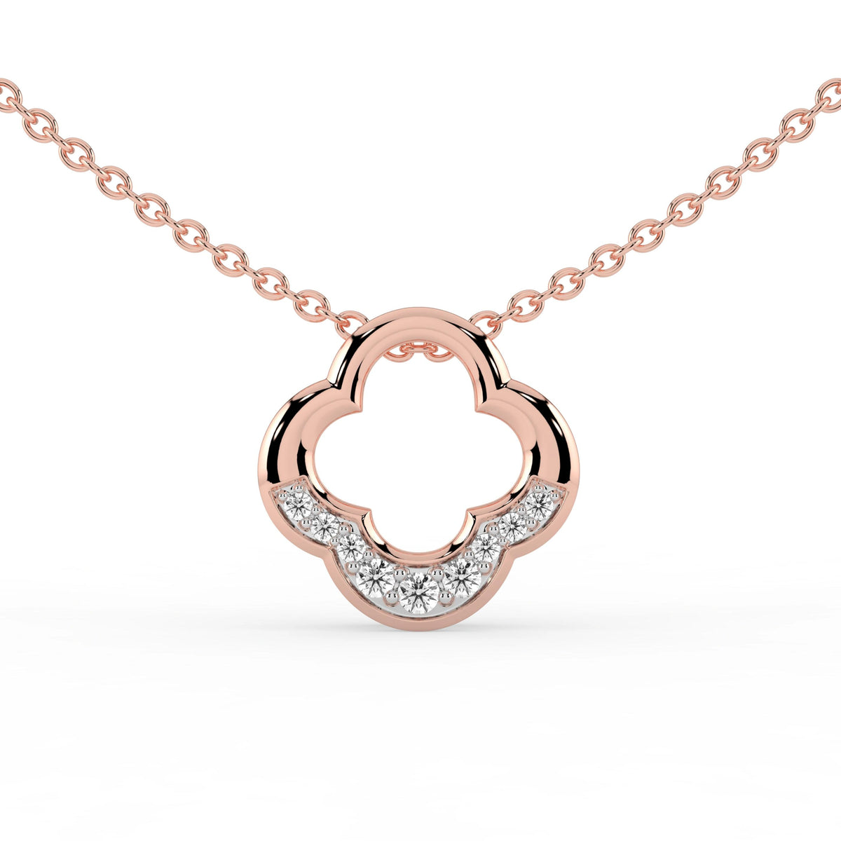 Celeste Clover Glow Slider Pendant