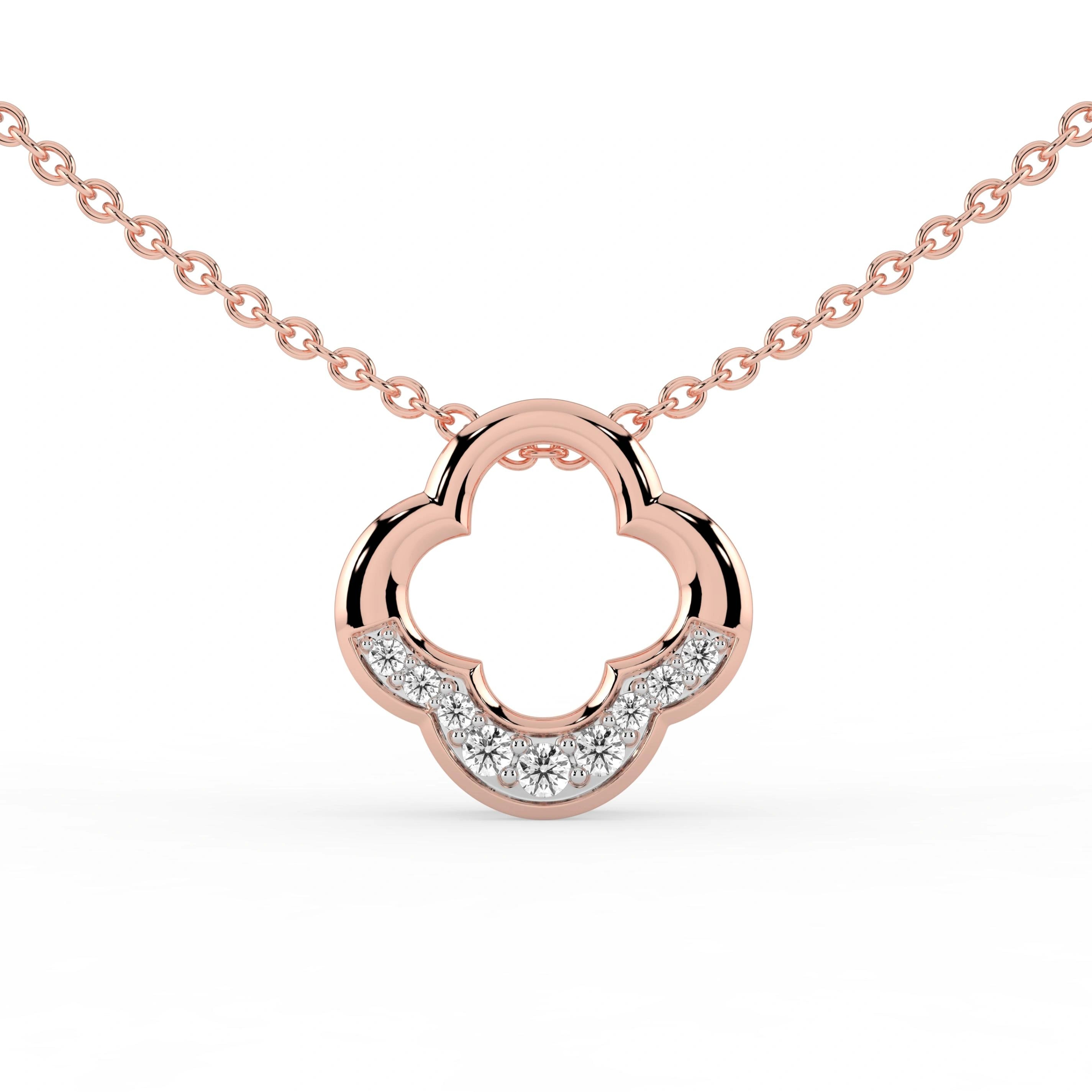 Celeste Clover Glow Slider Pendant