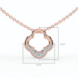 Celeste Clover Glow Slider Pendant