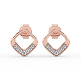 Celeste Golden Glow Geo Spark Studs