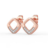 Celeste Golden Glow Geo Spark Studs