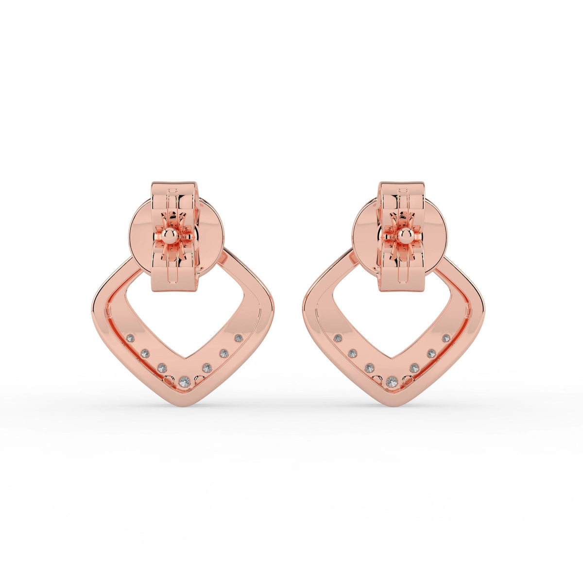 Celeste Golden Glow Geo Spark Studs