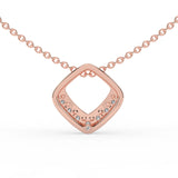 Celeste Diamond Point Slider Pendant