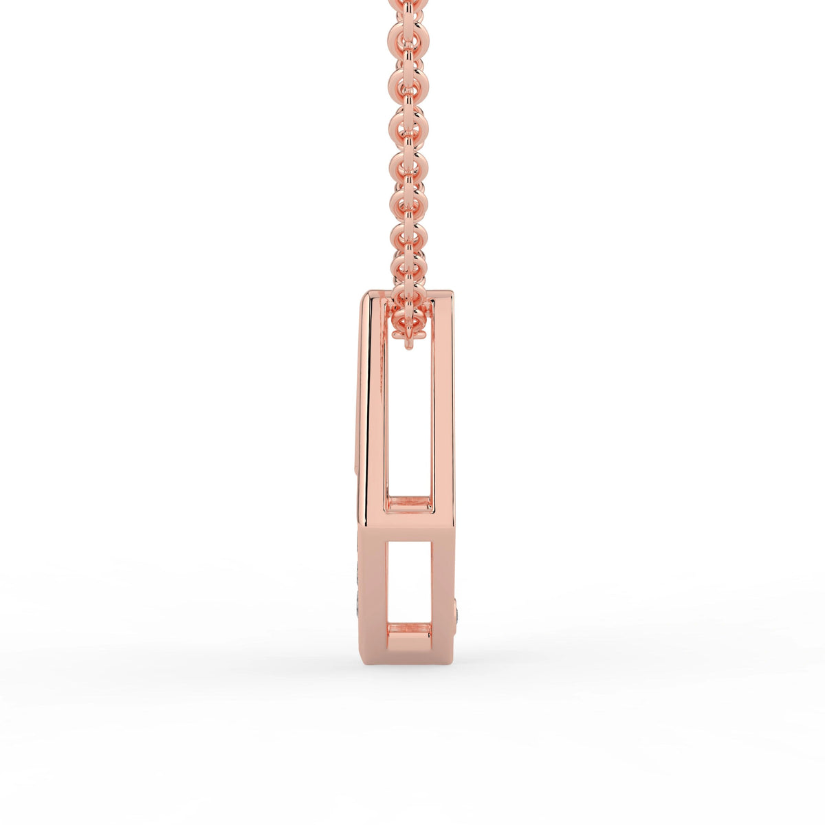 Celeste Apex Chevron Slider Pendant