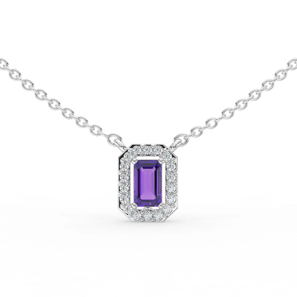Gem Pop Royal Crimson Halo Pendant