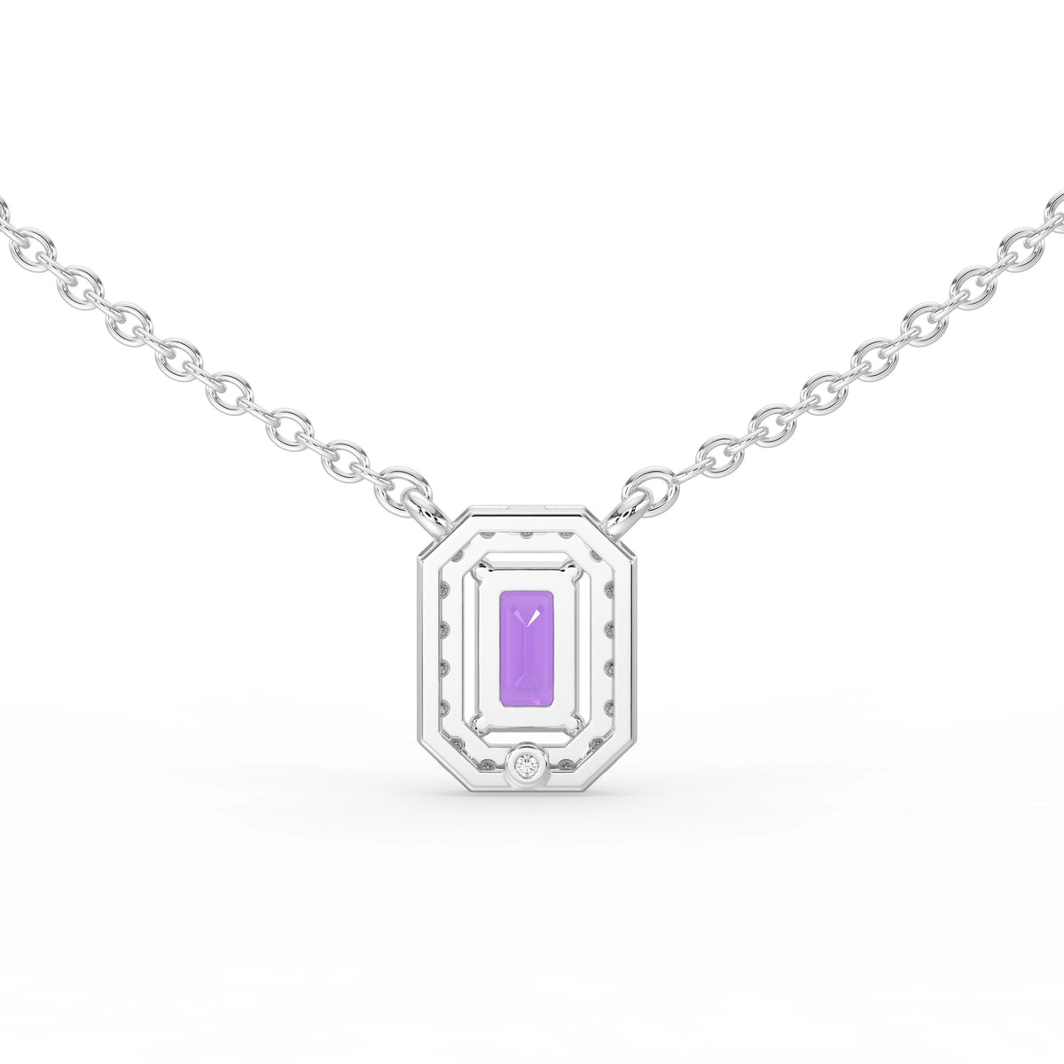 Gem Pop Royal Crimson Halo Pendant