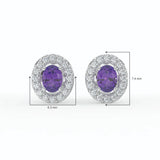 Gem Pop Emerald Halo Glow Studs