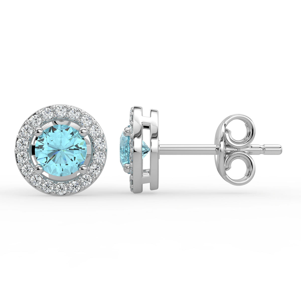 Gem Pop Midnight Halo Spark Studs