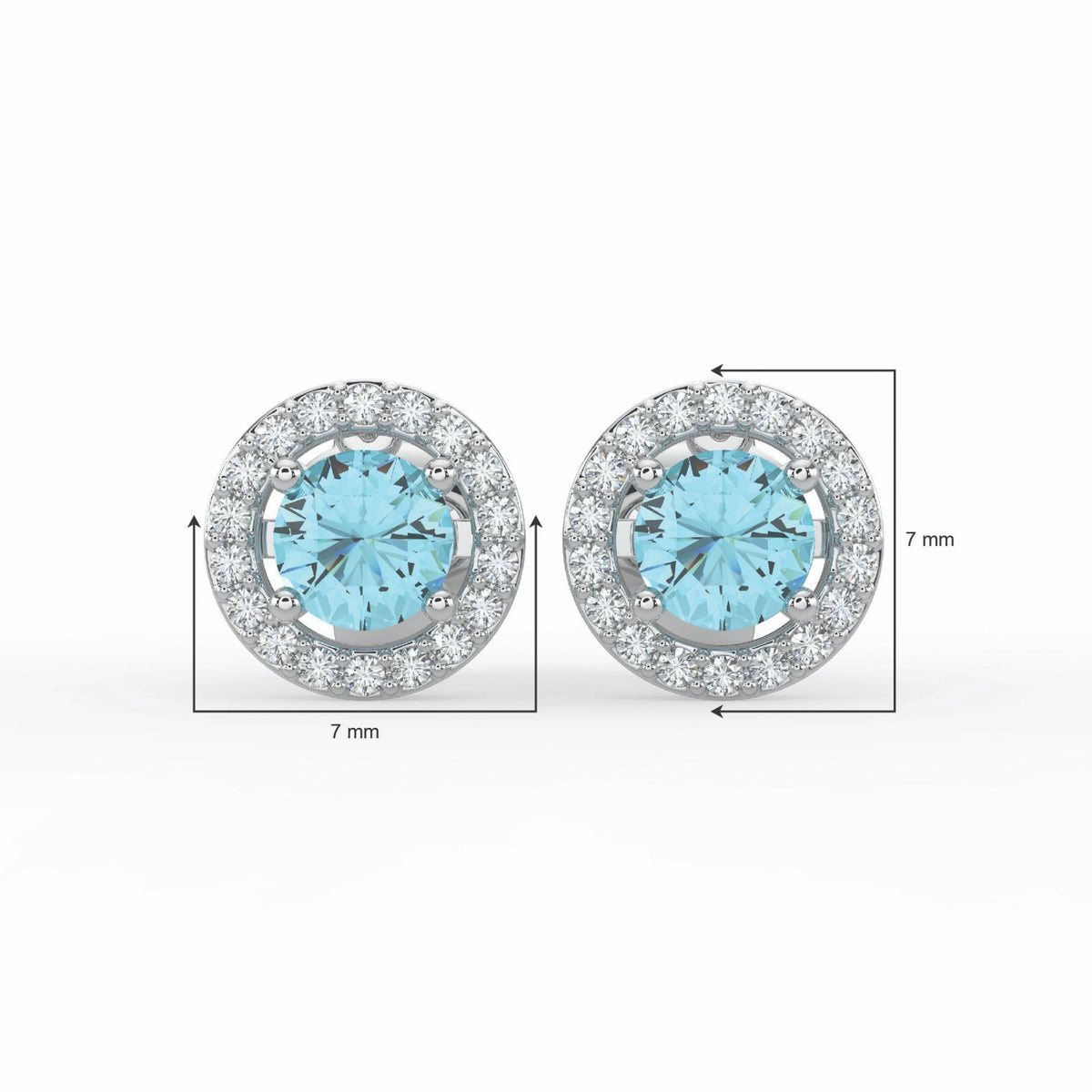 Gem Pop Midnight Halo Spark Studs