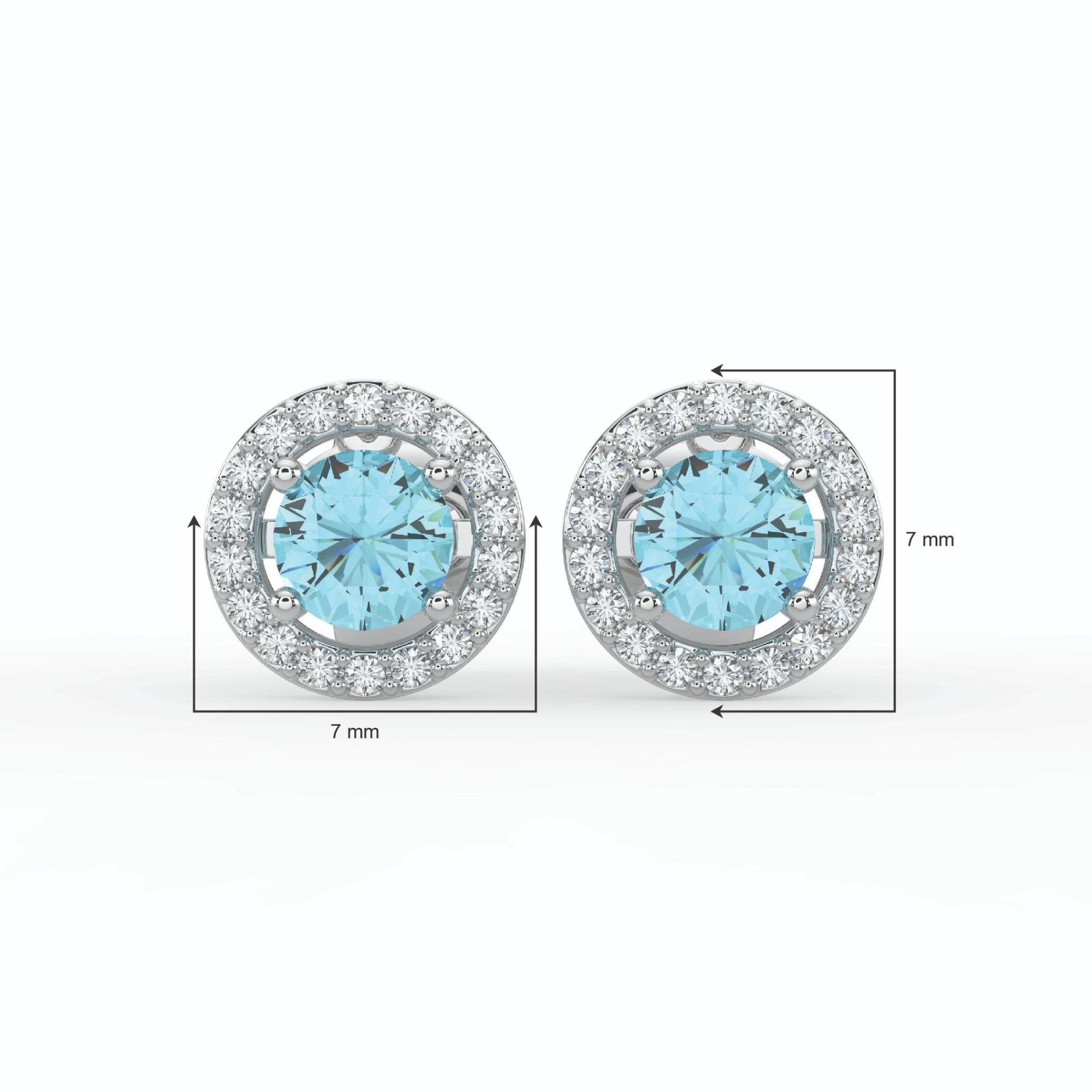 Gem Pop Midnight Halo Spark Studs