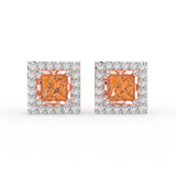 Gem Pop Ruby Oval Spark Studs