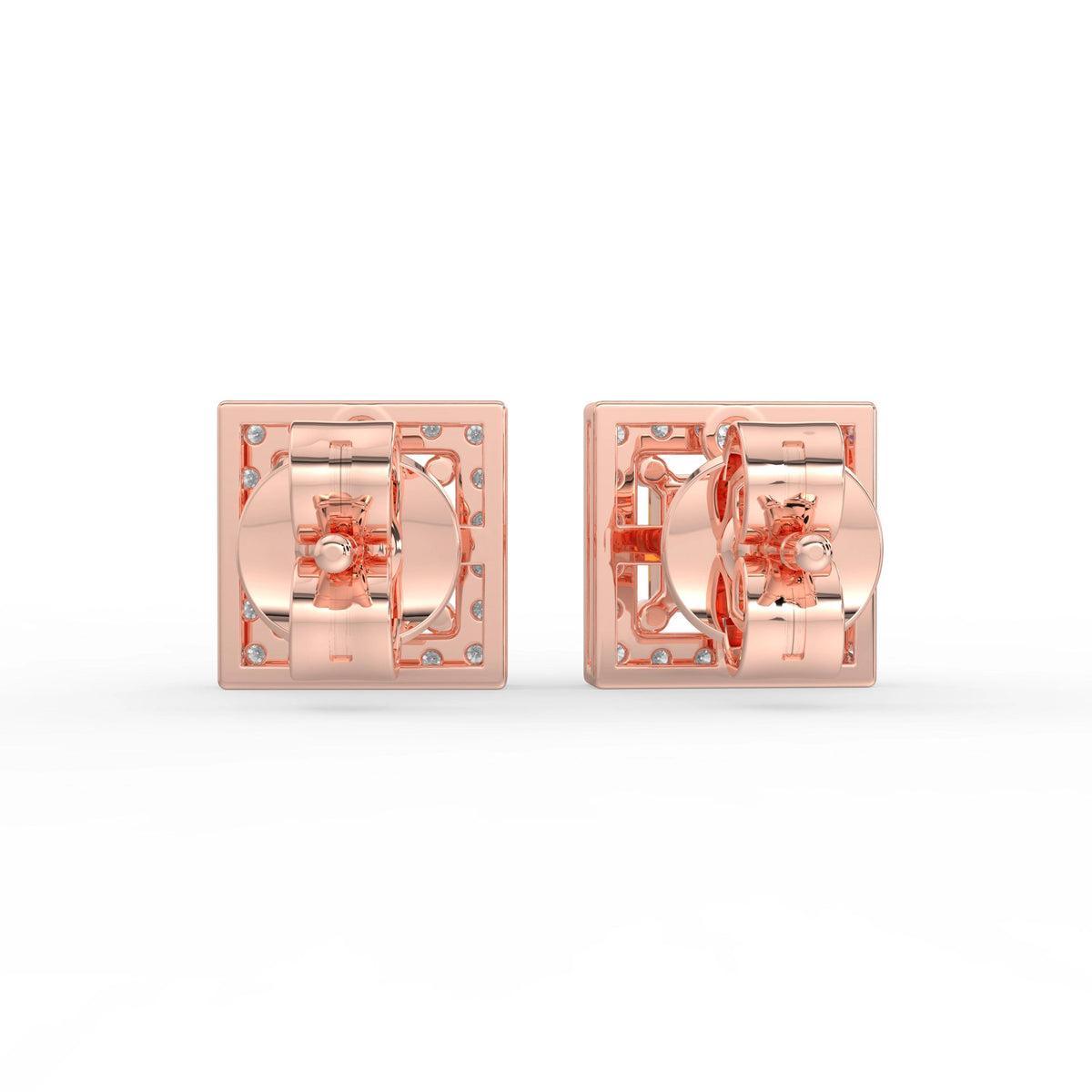 Gem Pop Ruby Oval Spark Studs