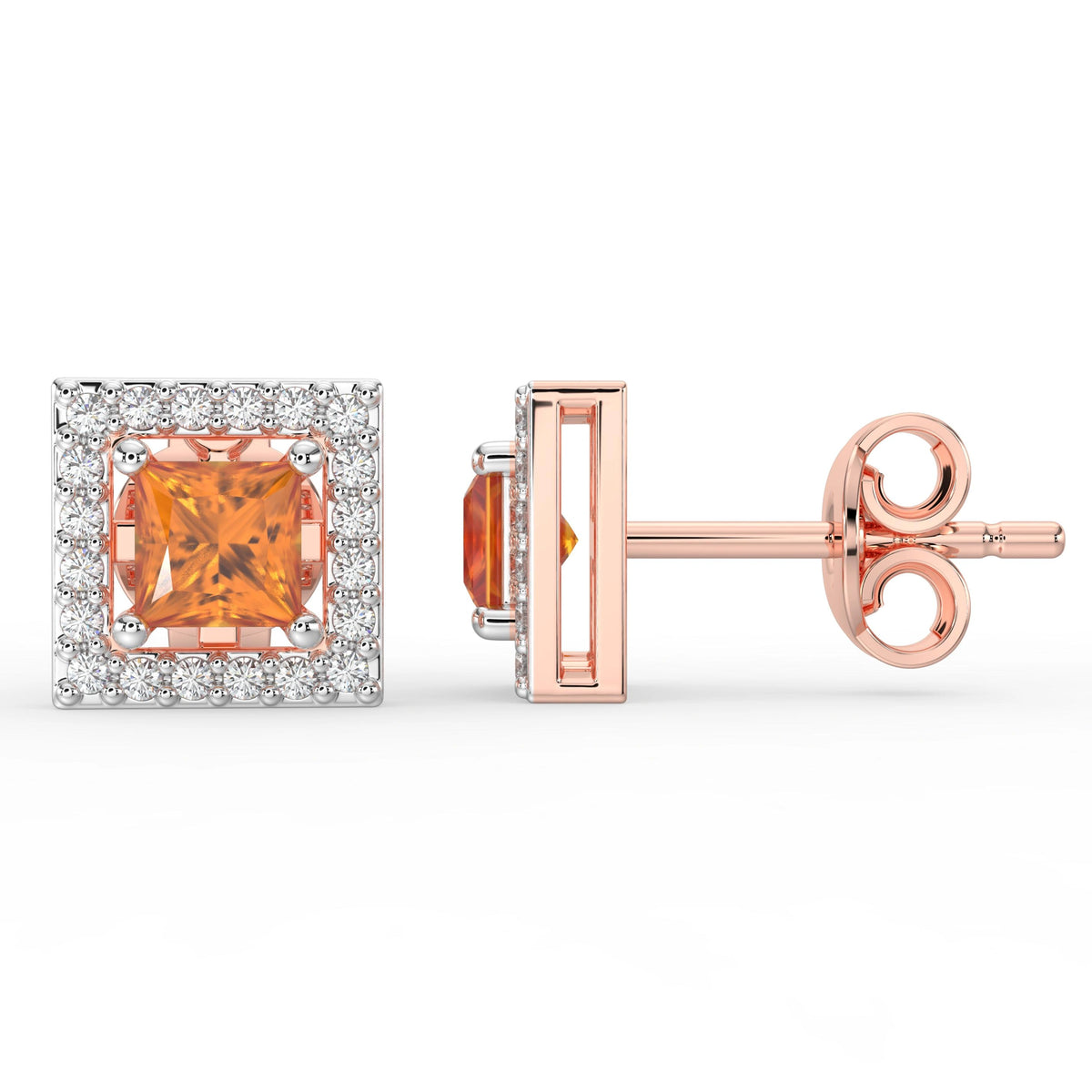 Gem Pop Ruby Oval Spark Studs