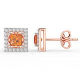 Gem Pop Ruby Oval Spark Studs