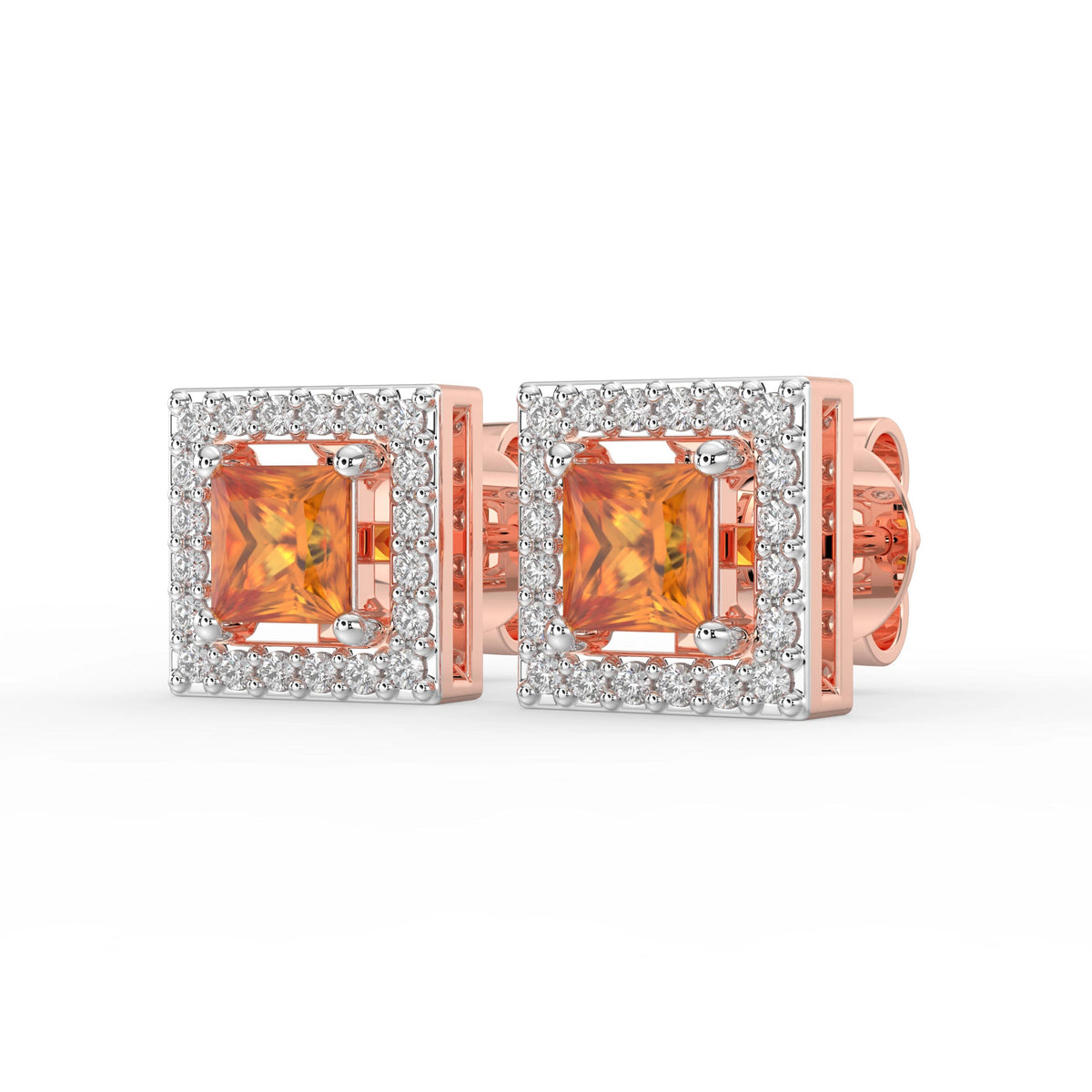 Gem Pop Ruby Oval Spark Studs