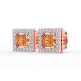 Gem Pop Ruby Oval Spark Studs