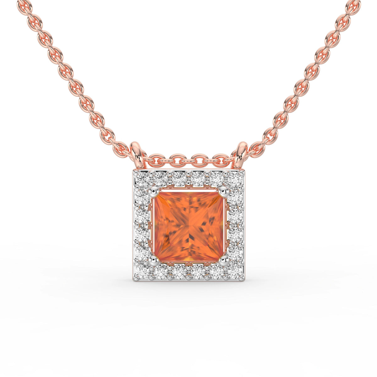 Gem Pop Azure Majesty Halo Pendant