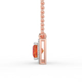 Gem Pop Azure Majesty Halo Pendant