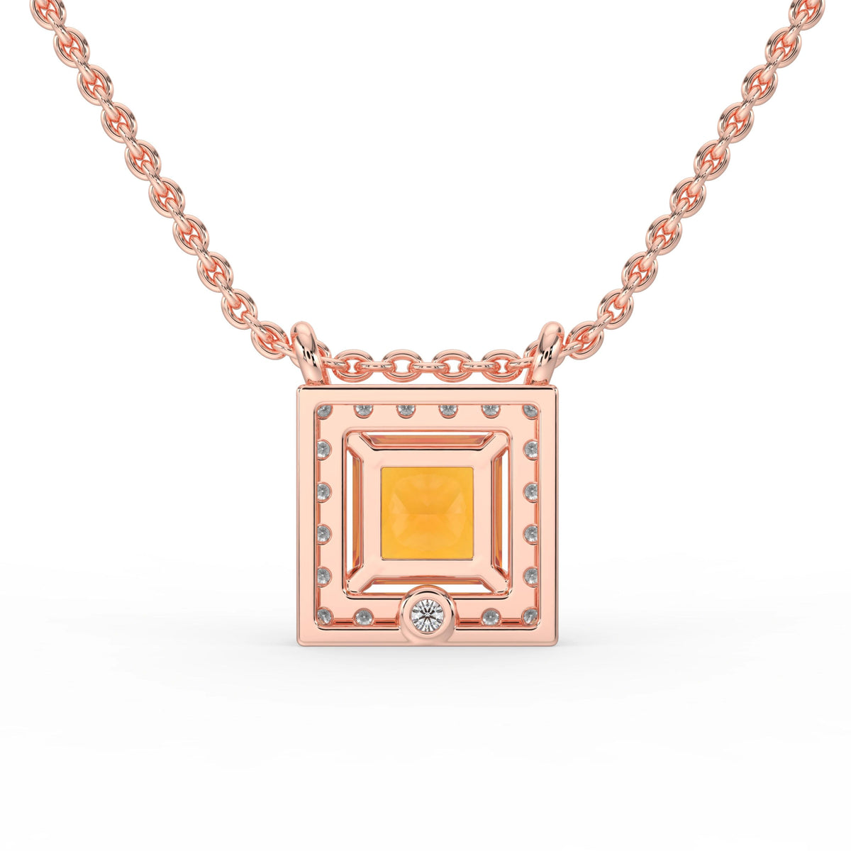 Gem Pop Azure Majesty Halo Pendant