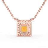 Gem Pop Azure Majesty Halo Pendant