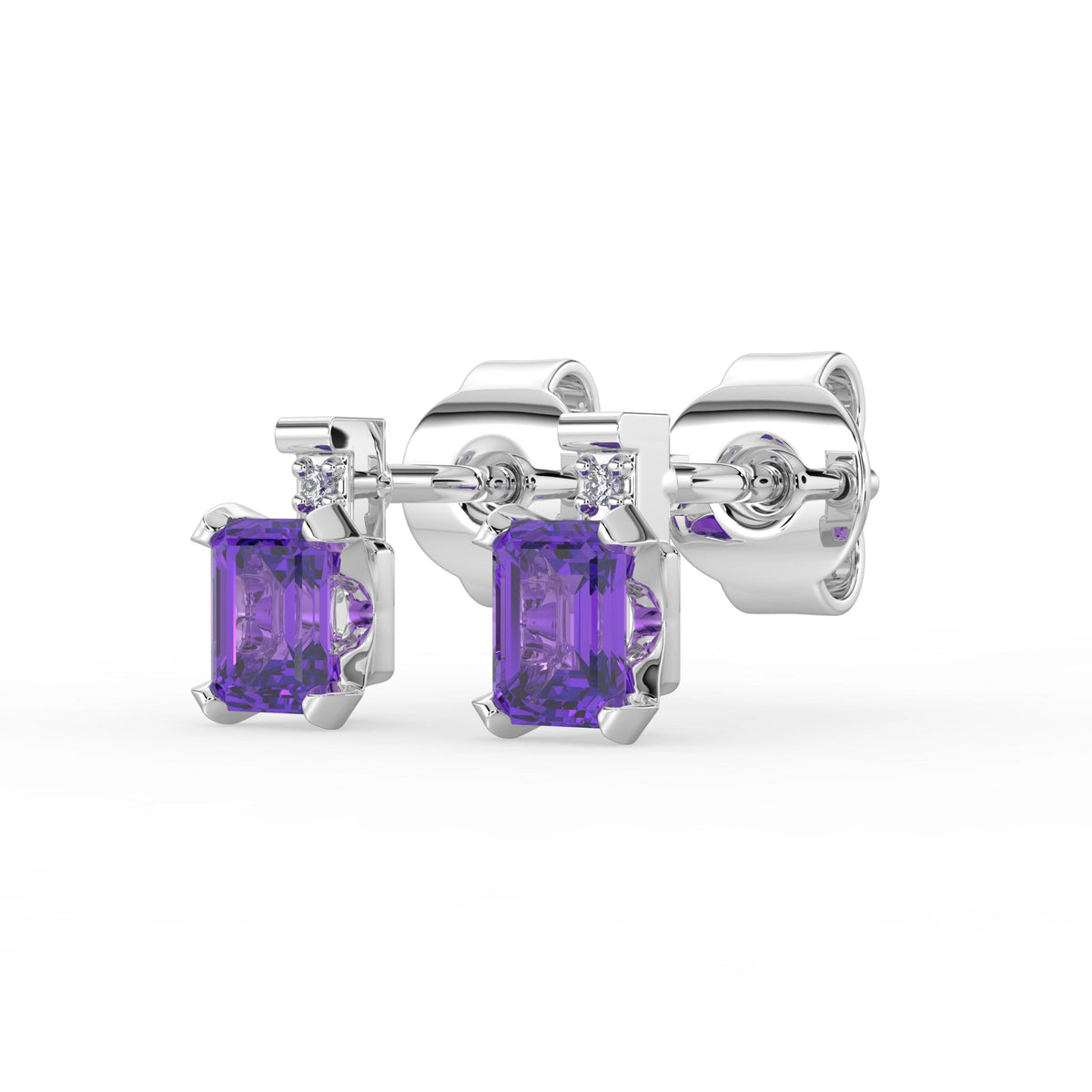 Gem Pop Ruby Petite Spark Studs