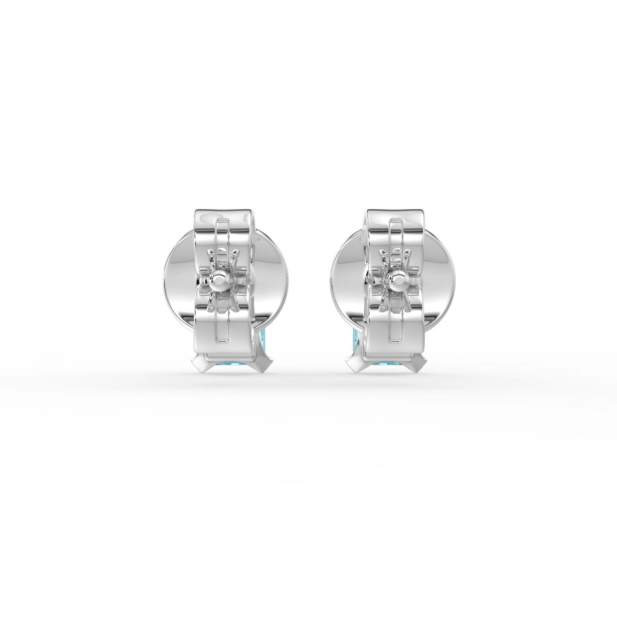Gem Pop Midnight Blue Square Spark Stud Earrings