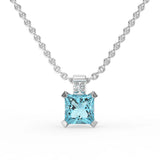 Gem Pop Sapphire Sovereign Drop Pendant