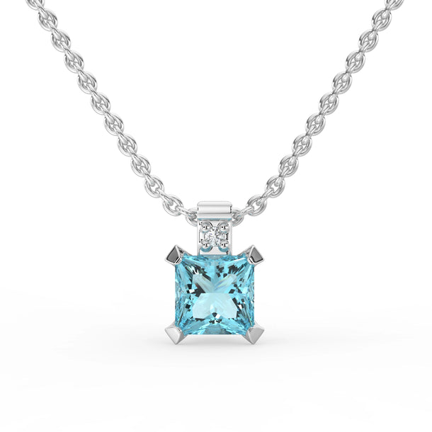 Gem Pop Sapphire Sovereign Drop Pendant
