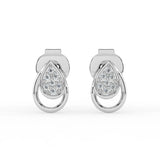 Celeste Dewdrop Spark Teardrop Stud Earrings