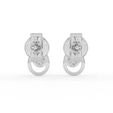 Celeste Dewdrop Spark Teardrop Stud Earrings