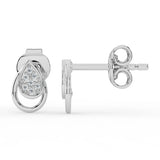 Celeste Dewdrop Spark Teardrop Stud Earrings