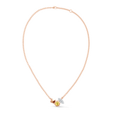 Gem Pop Golden Hexa Luminous Geometric Halo Pendant