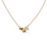 Gem Pop Golden Hexa Luminous Geometric Halo Pendant