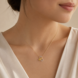 Gem Pop Golden Gleam Linked Hexagon Pendant