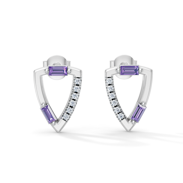 Gem Pop Prism Triangle Spark Studs