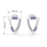 Gem Pop Prism Triangle Spark Studs